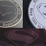 Batman v Superman Coins and Shirt Show Tweaked Batman Logo!