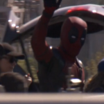 Deadpool Costumed Ryan Reynolds Waves at Fans in New Deadpool Set Video!