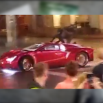 Batman Rides on the Top of Joker’s Car on Suicide Squad Set!