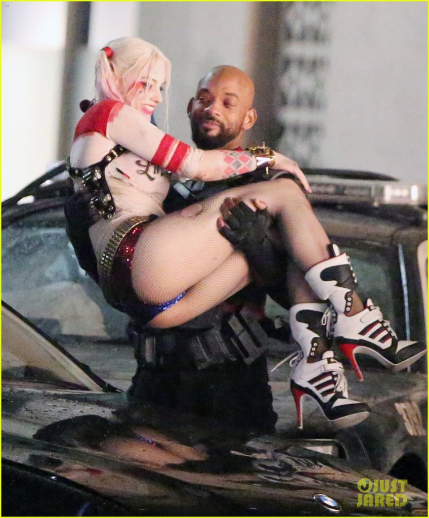 Harley Quinn and Deadshot Get Close in New Suicide Squad Set Photos!