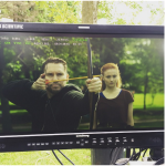 Bryan Singer Shows Jean Grey Some Archery in X-Men Apocalypse Video!