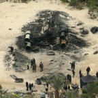 New Star Wars Rogue One Set Photos Show Dead Stormtroopers and Crash Site!