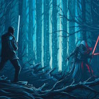 New Star Wars The Force Awakens Poster has Finn and Kylo Ren Battling
