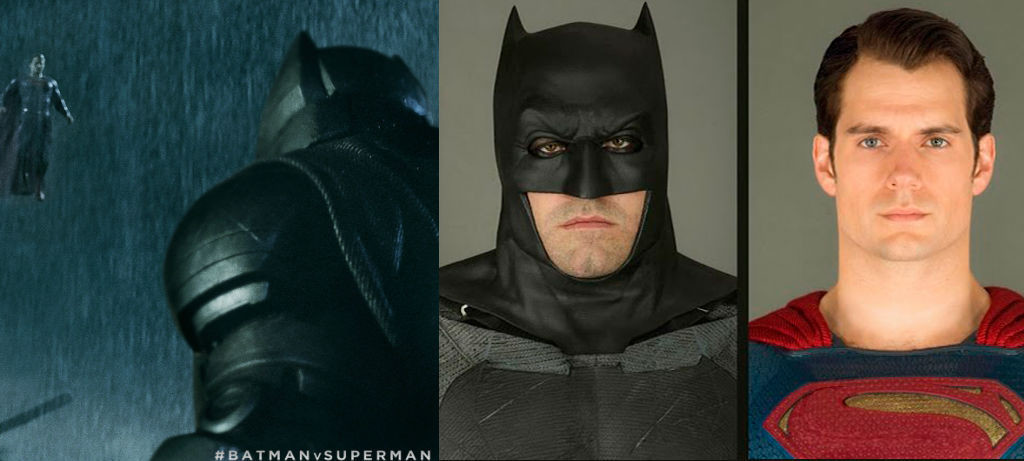 The Trinity Gets Head Shots and Superman Stares Down at Batman