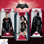 New Wonder Woman Shot on Batman v Superman Dr. Pepper Cans!