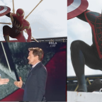 Miles Morales and Iron Spider-Man Suits Get Created while Evans and Downey Thumb Wrestle