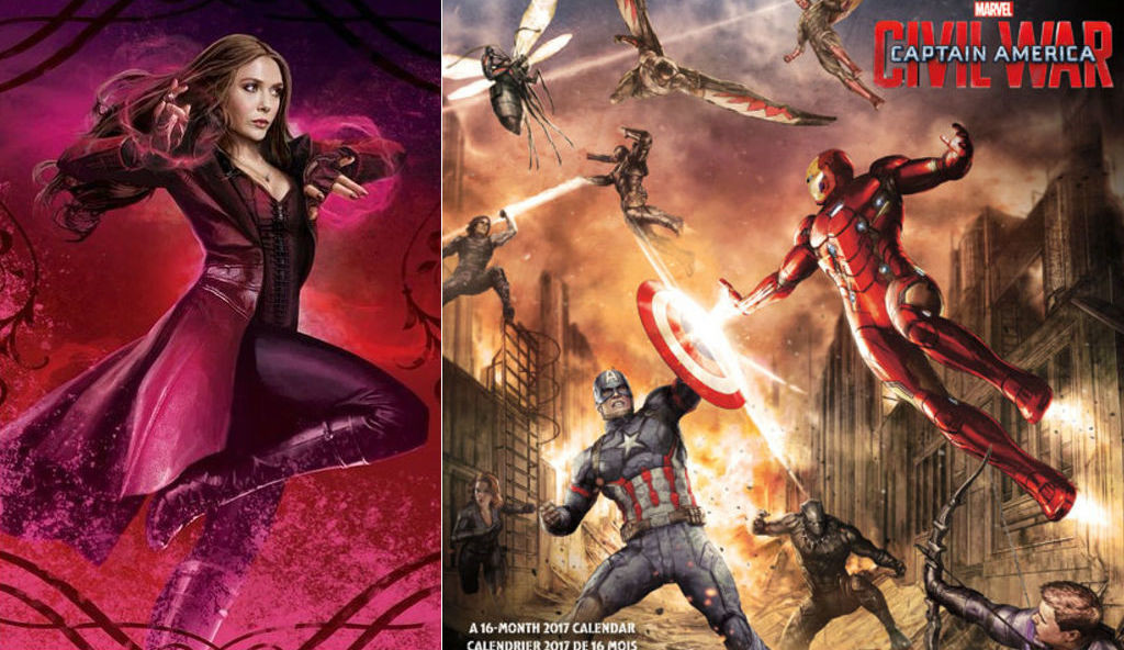Scarlet Witch Shows Up in New Batch of Captain America Civil War Promo Art