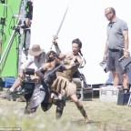 New Wonder Woman Set Photos Show Gal Gadot’s Stuntwoman Fighting