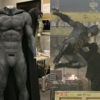 Images of Early Batman v Superman Costume Designs and Stunt Men