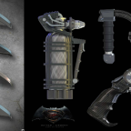 Early Batman v Superman Concept Art of Batman’s Gadgets