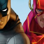 Justice League Scene Description of Bruce Wayne Meeting Barry Allen!