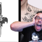 Up Close with the Jared Leto Joker Tattoos from Suicide Squad