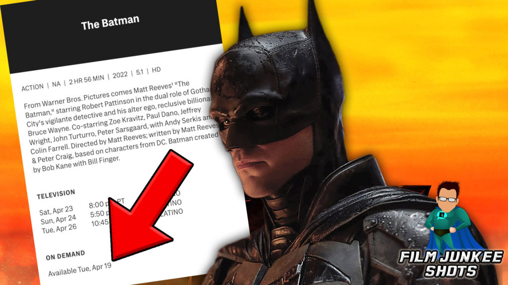The Batman HBO Max Release Date Leaks – Film Junkee #Shorts