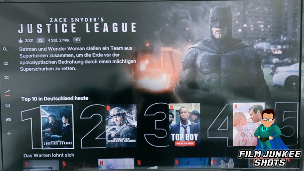 Zack Snyder’s Justice League #1 on Netflix in Germany – Film Junkee Shots