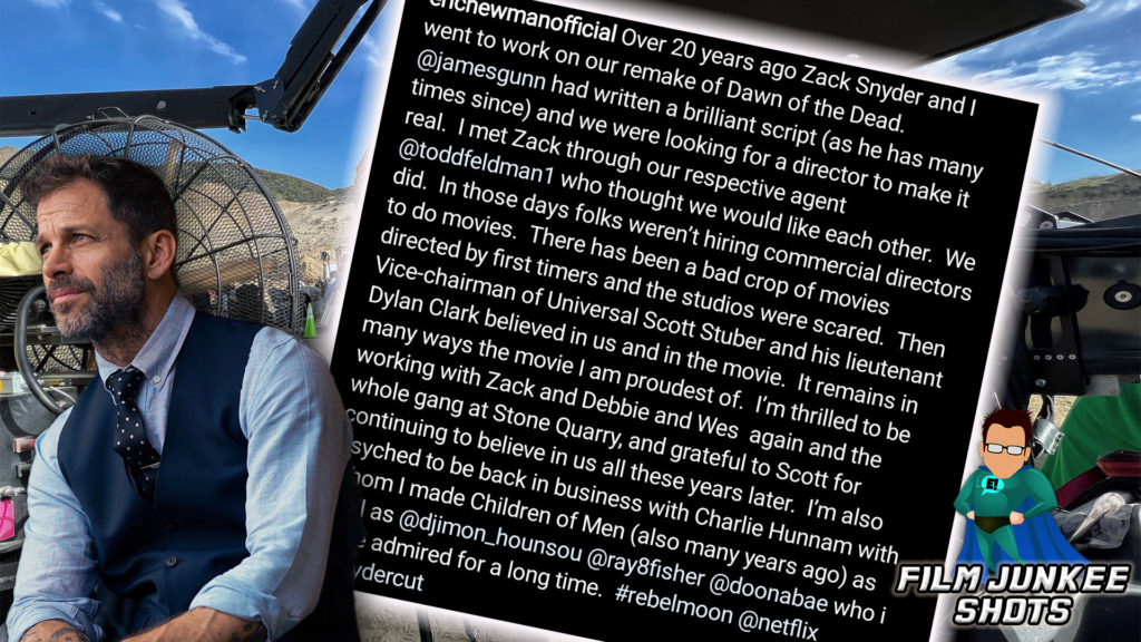 Rebel Moon Producer Praises Zack Snyder – Film Junkee Shots