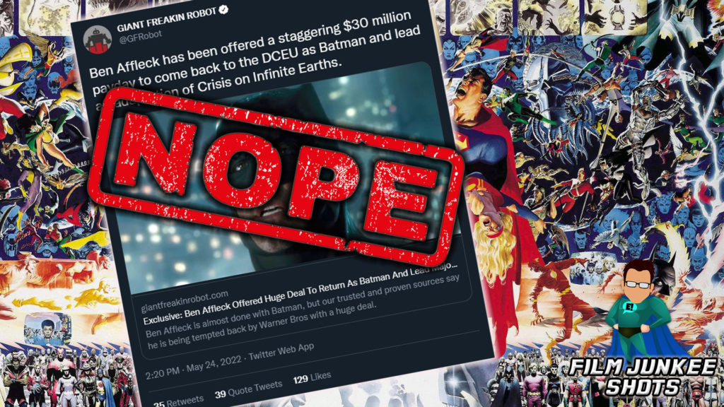 The Ben Affleck Offered $30 Million for Batman Scoop – Film Junkee Shots