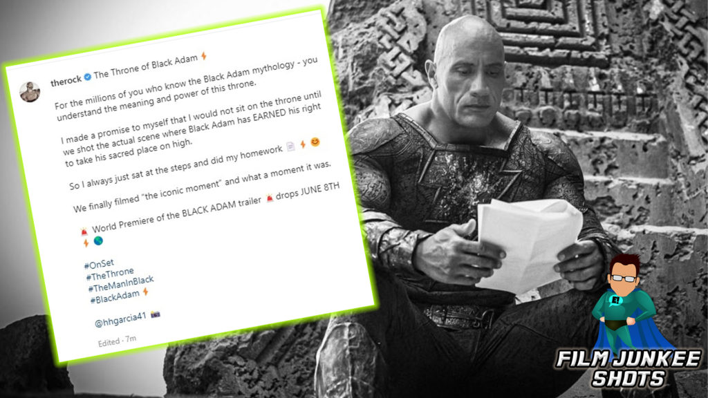 The Black Adam Official Trailer to Premiere June 8th – Film Junkee Shorts