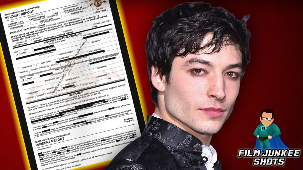 Ezra Miller Police Report Released – Film Junkee Shots