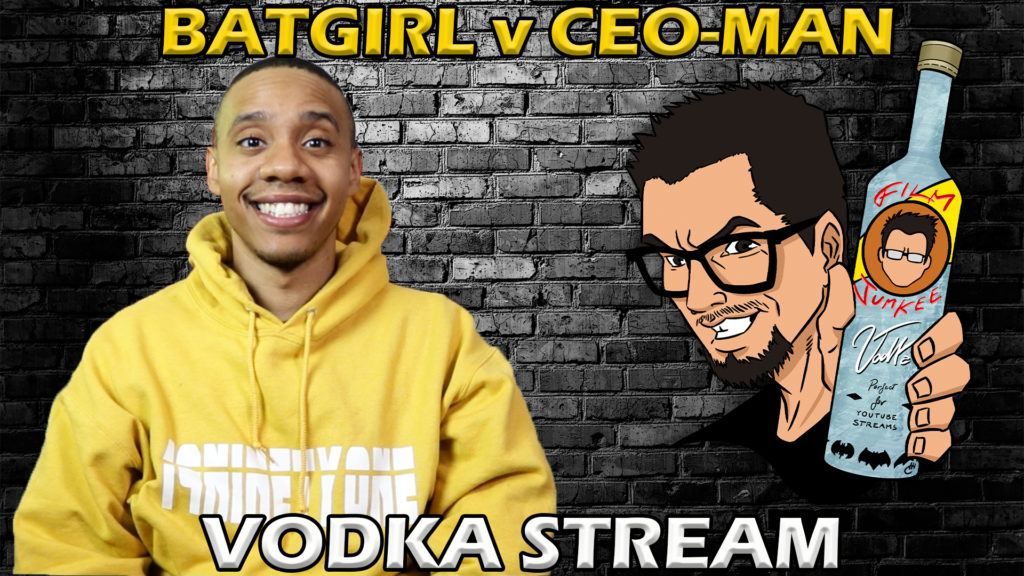 Batgirl v CEO-Man – w/ Leo Rydel from Geekly Goods – Film Junkee Vodka Stream