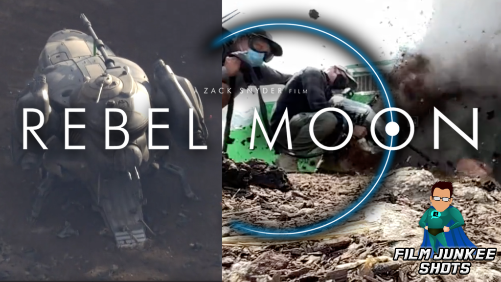 Zack Snyder’s Rebel Moon Spaceship and BTS Explosion Footage – Film Junkee Shots