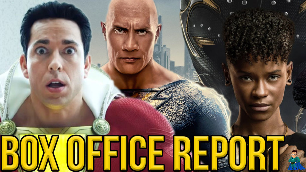 Wakanda Forever Drops 62.9%. Black Adam Passes Shazam’s Box Office.