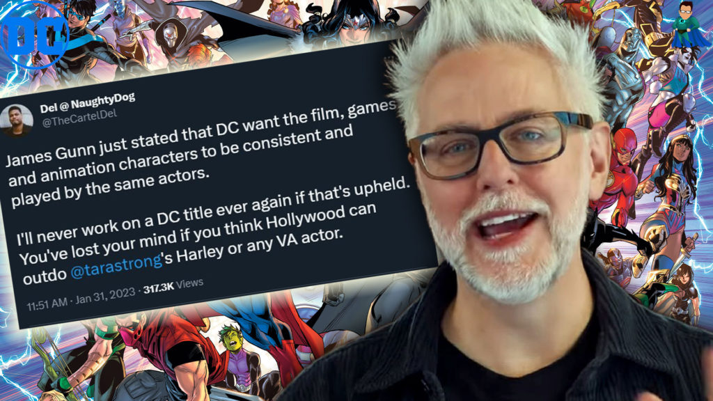 James Gunn Gets BACKLASH from Voice Acting Community