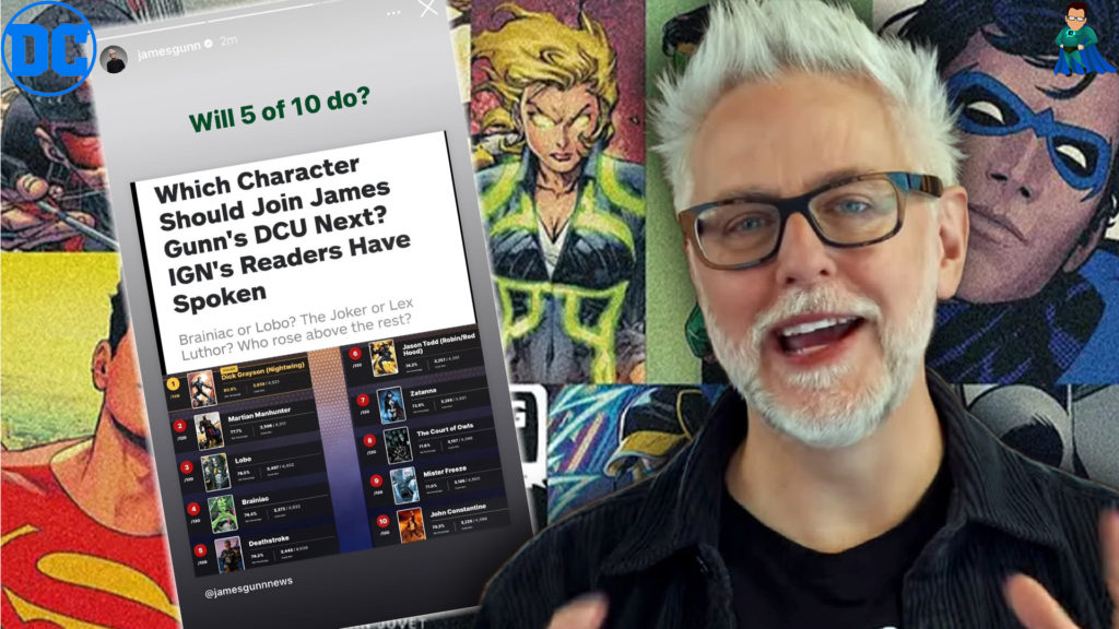 More DCU Characters Teased by James Gunn