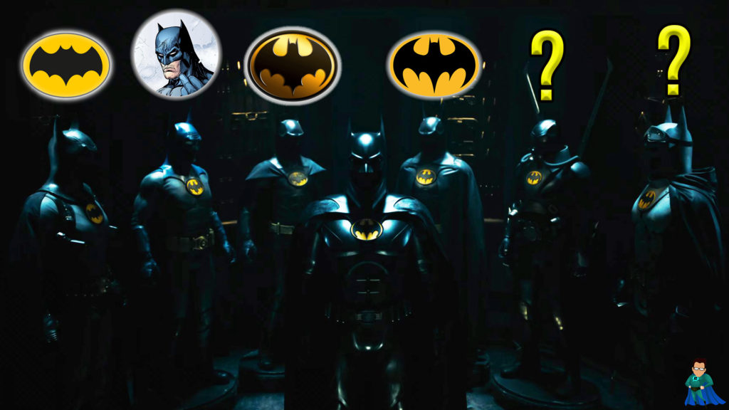 The Michael Keaton Batsuits in The Flash