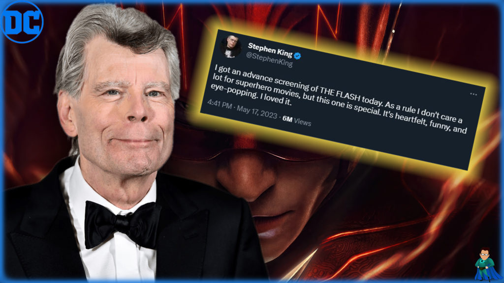 Stephen King LOVES The Flash Movie