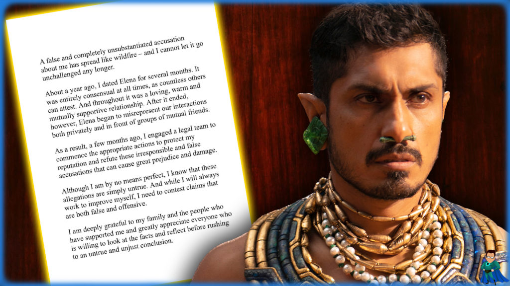 Tenoch Heurta ACCUSED with Sexual Assault Releases Statement