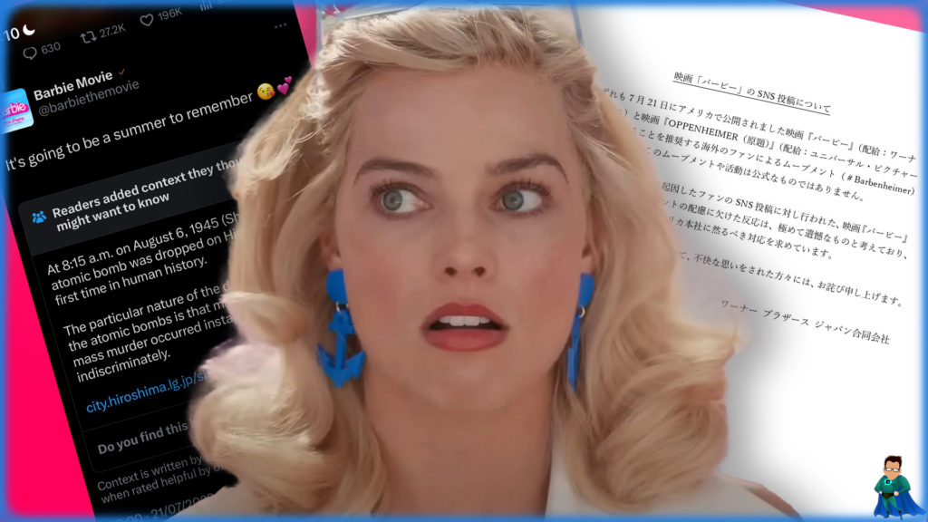 Warner Bros. Receives BACKLASH from Barbenheimer in Japan