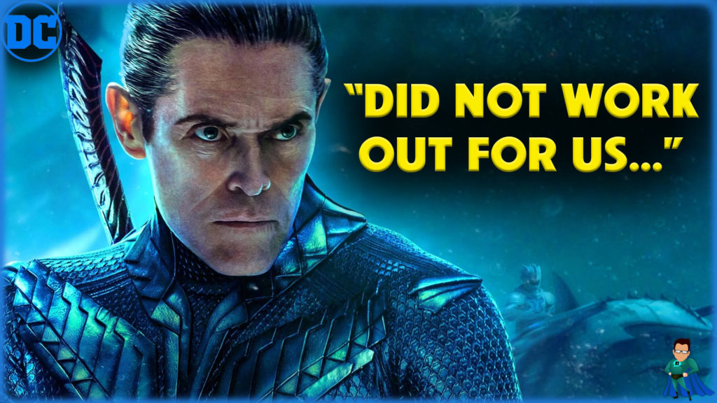 Why Willem Dafoe IS NOT in Aquaman 2